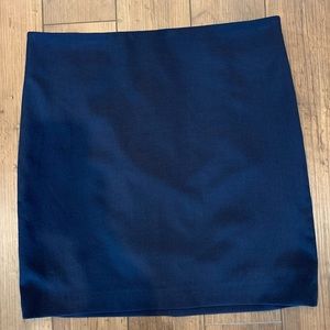 Navy MM. Lafleur A-Line Skirt